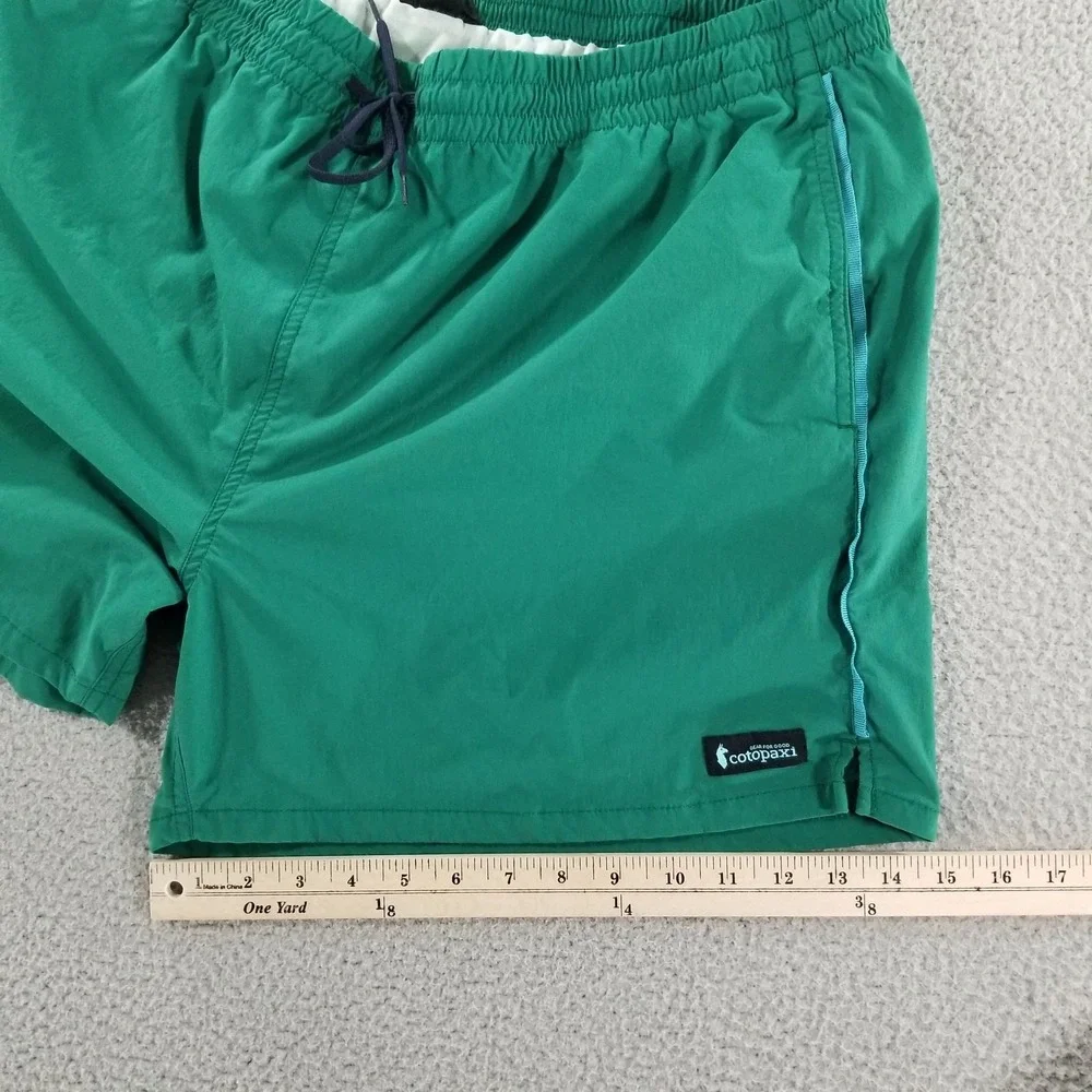 Cotopaxi Swim Trunks Mens XXL Green Mesh Lined Surf Shorts Colorblock Drawstring